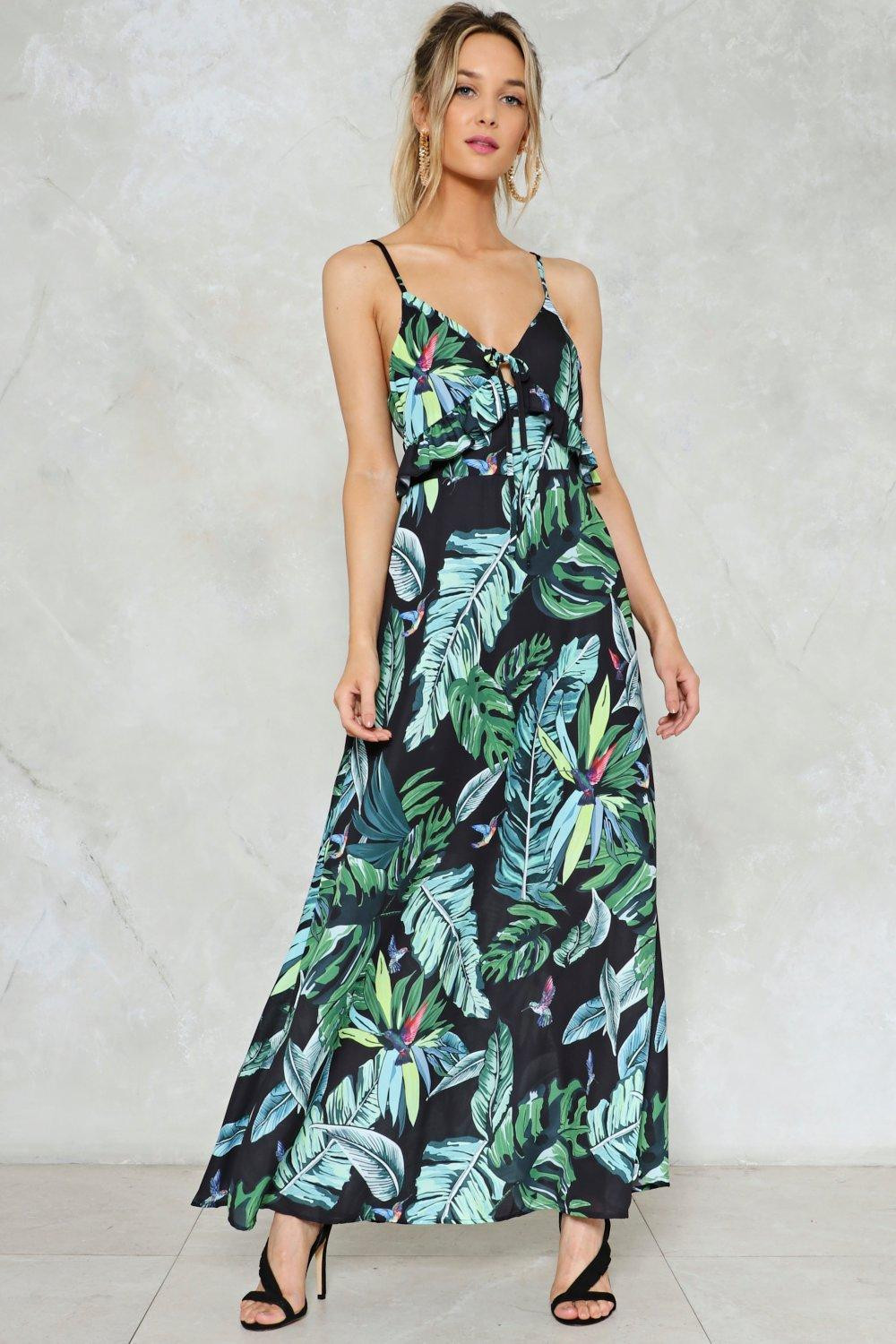 Leaf An Impression Ruffle Dress | Shop Clothes at Nasty Gal! | NastyGal (US & CA)