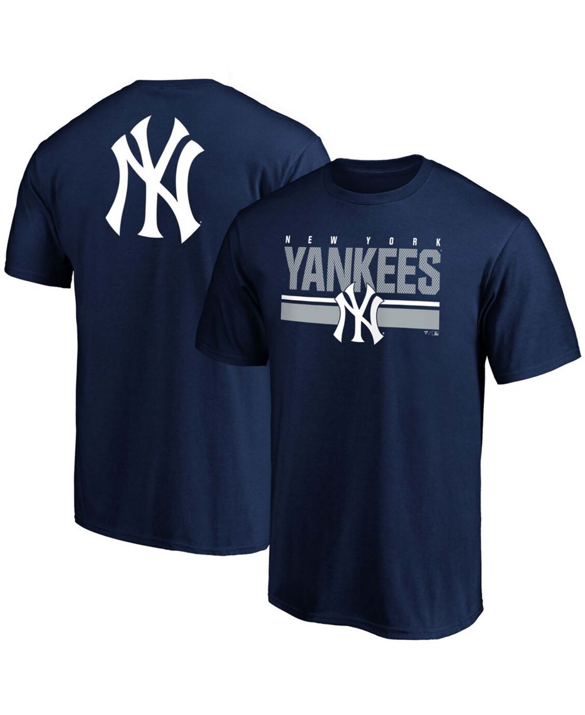 Men's Big and Tall Navy New York Yankees Team Logo End Game T-shirt | Macys (US)