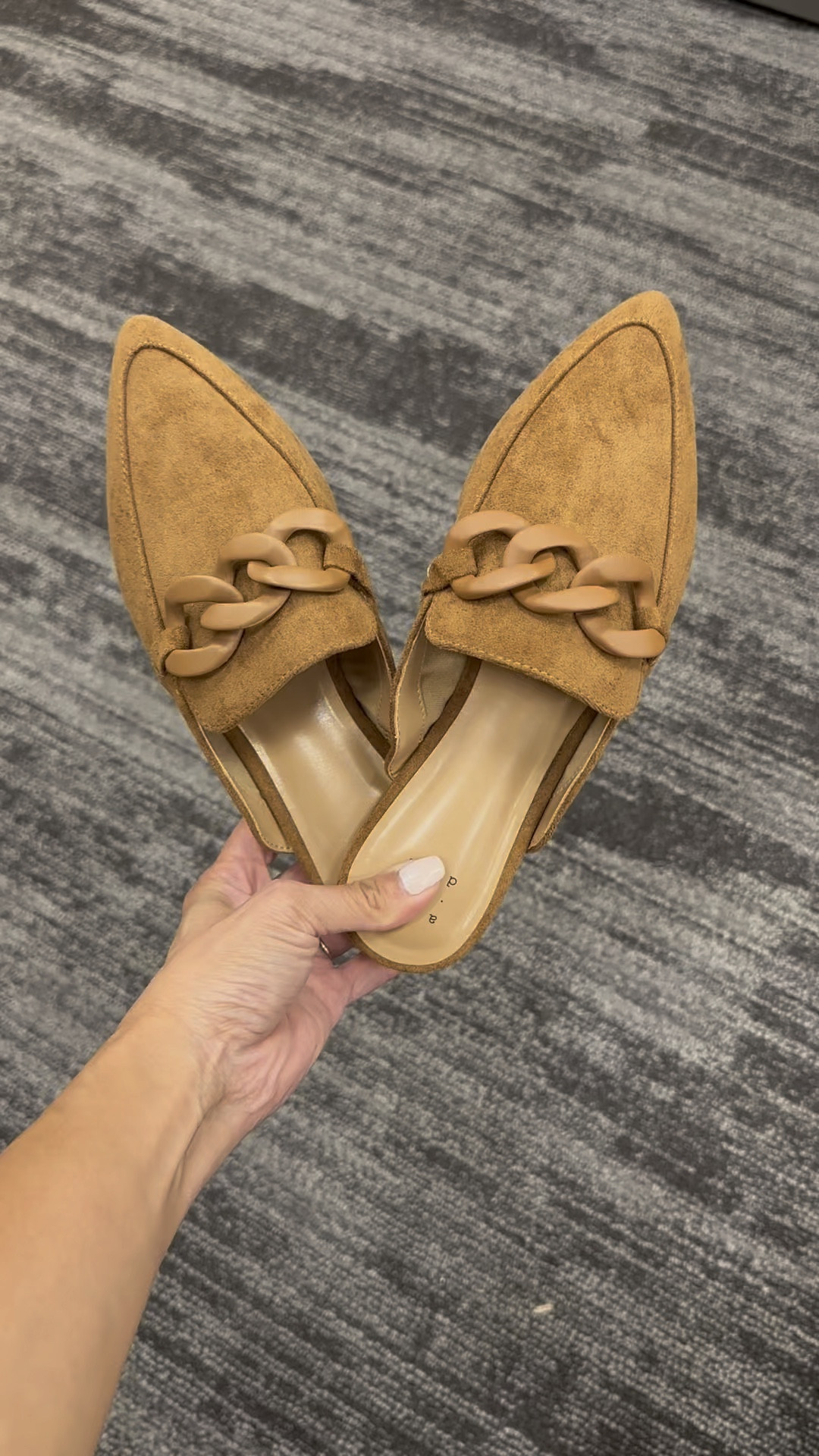 📣 NEW Dupe Alert! 📣

Target has these super comfy mules with chain detail so similar to Steve Madden, but at a fraction of the retail price!  These slip on flats are totally on trend for the upcoming fall season and they come in 3 colors…black, cognac (as shown) and cream!

* Mule Flats - $24.99

#target #targetstyle #flats #ontrend #trending #dupe #stevemadden #shoes #affordable #affordableluxury #explorepage #explore #reels #goodstuff #fyp #fypシ #fypage #foryou #foryoupage #reelsinstagram #viral #viralvideos #viralreels #addtocart #fallstyle #shoestyle #ltkunder50

#LTKshoecrush #LTKunder50 #LTKstyletip