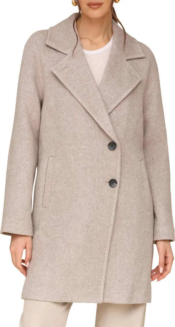 Avec Les Filles Walker Notch Lapel Coat | Nordstrom | Nordstrom