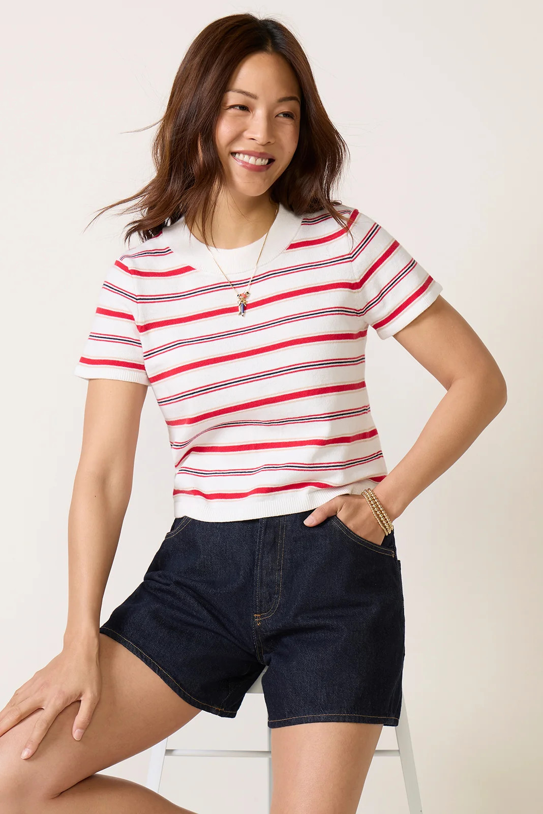 Amanda Sweater Tee | Evereve