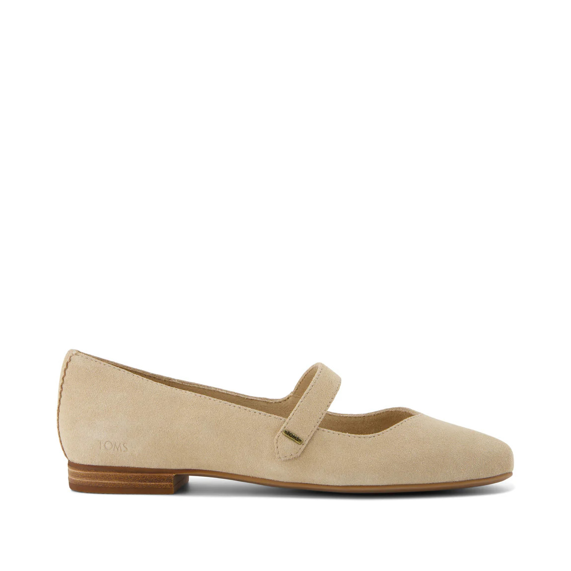 Bianca Natural Suede Flat | Toms EMEA
