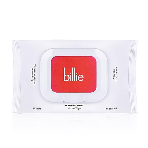 Billie - Wonder Wipes - Makeup-Removing Face Wipes - With Hyaluronic Acid and Witch Hazel - 25 count, Packaging may vary | Amazon (US)