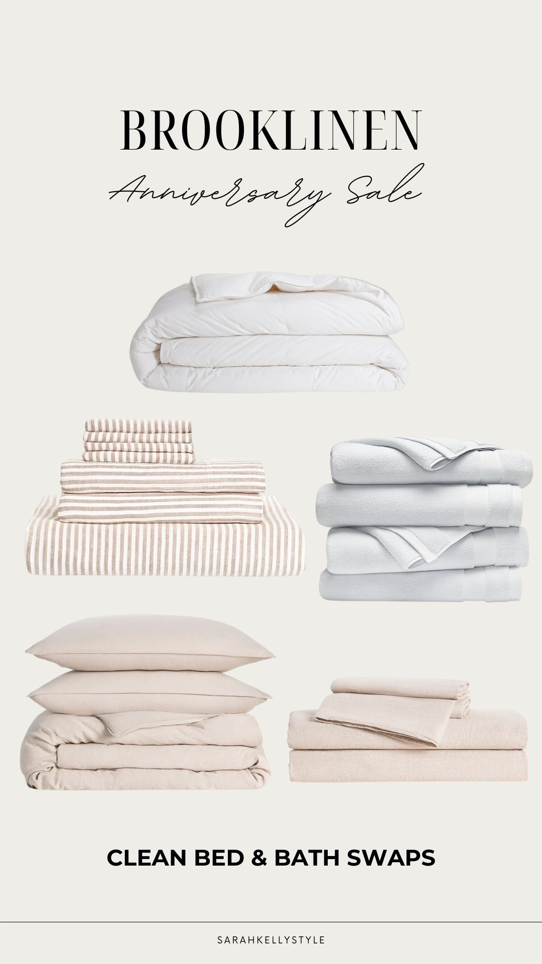 Brooklinen is having an amazing sale right now. Such a great time to make clean swaps. I love their 100% linen washed sheets! 

#LTKmomlife #LTKSaleAlert #LTKHome