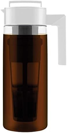 Amazon.com: Takeya Patented Deluxe Cold Brew Coffee Maker, Two Quart, White: Home & Kitchen | Amazon (US)