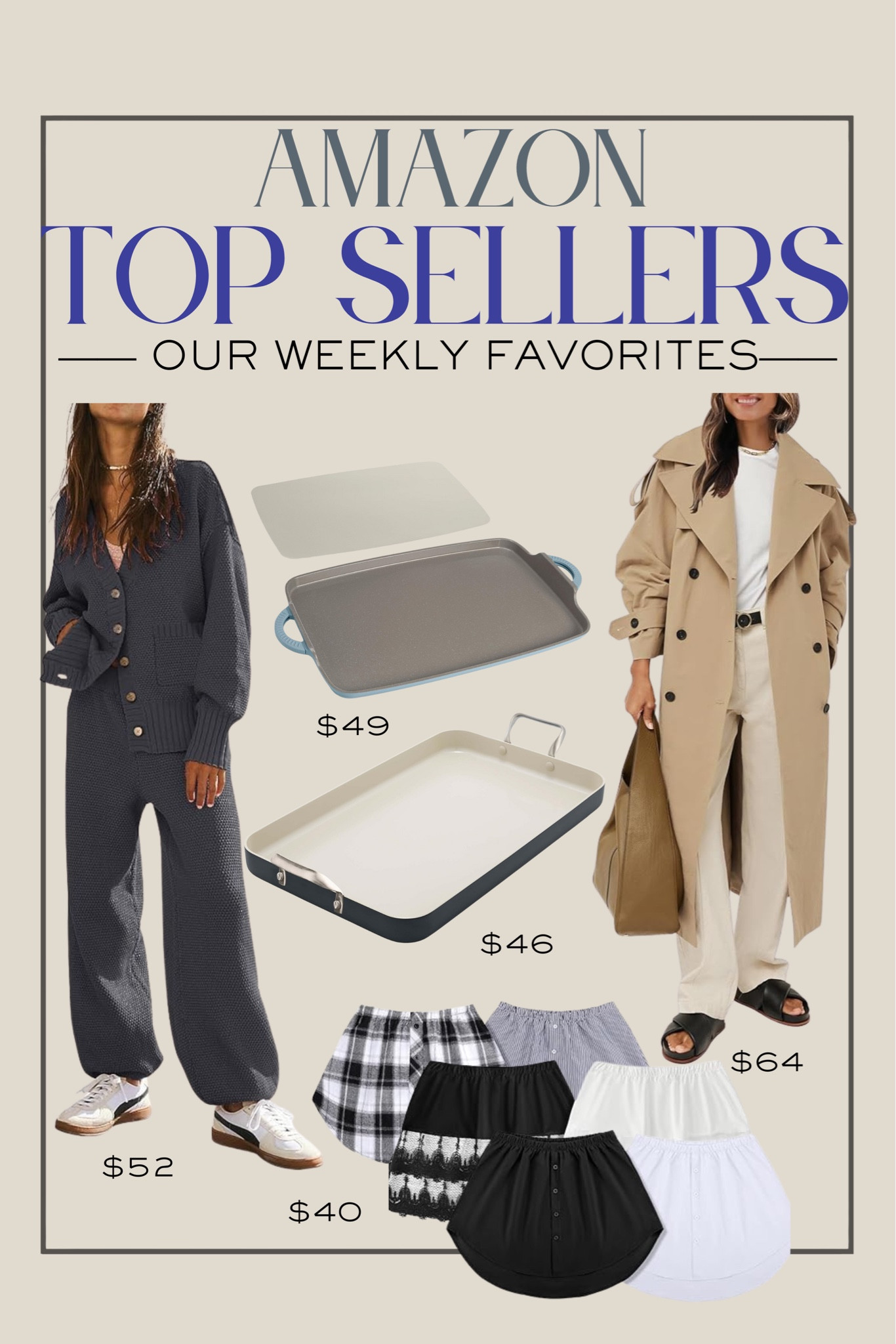 Our favorites from Amazon from this past week! 

Amazon fashion, Amazon finds, trending fashion, amazon home, skirt extenders, betterwithchardonnay, Steph Joplin 

#LTKSeasonal #LTKstyletip #LTKhome