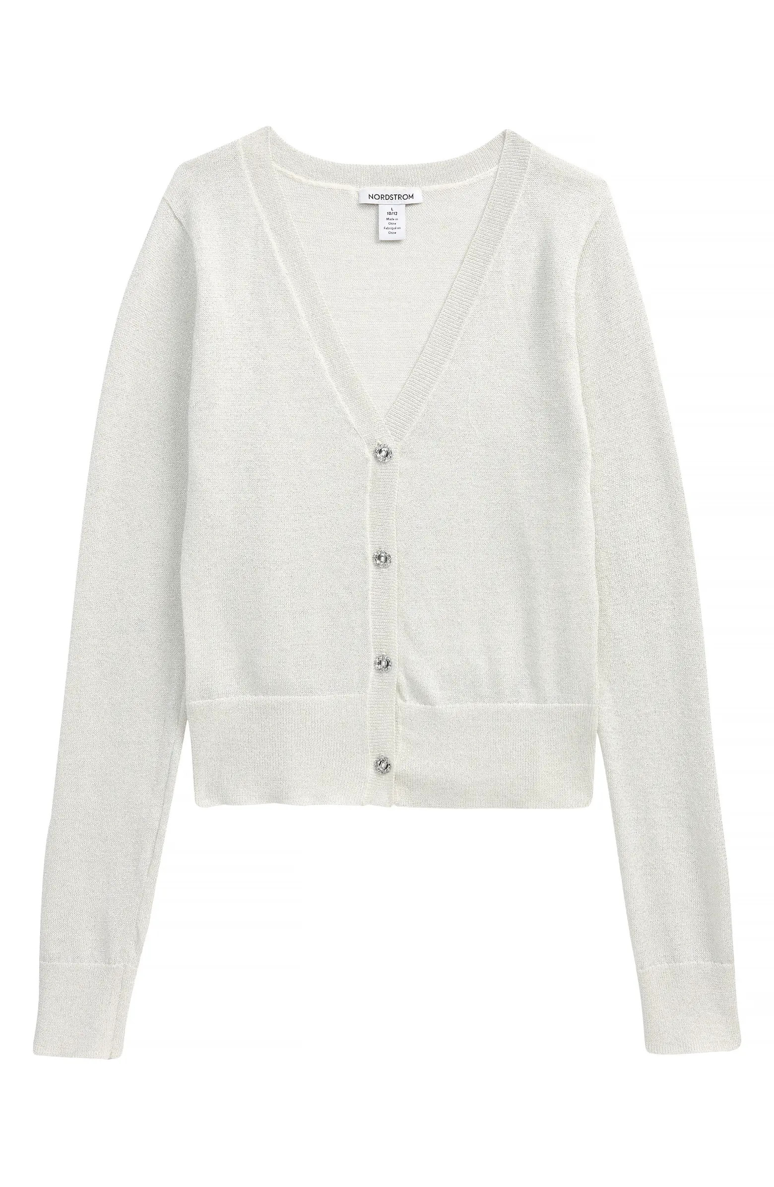 Kids' Everyday Sparkle Cardigan | Nordstrom