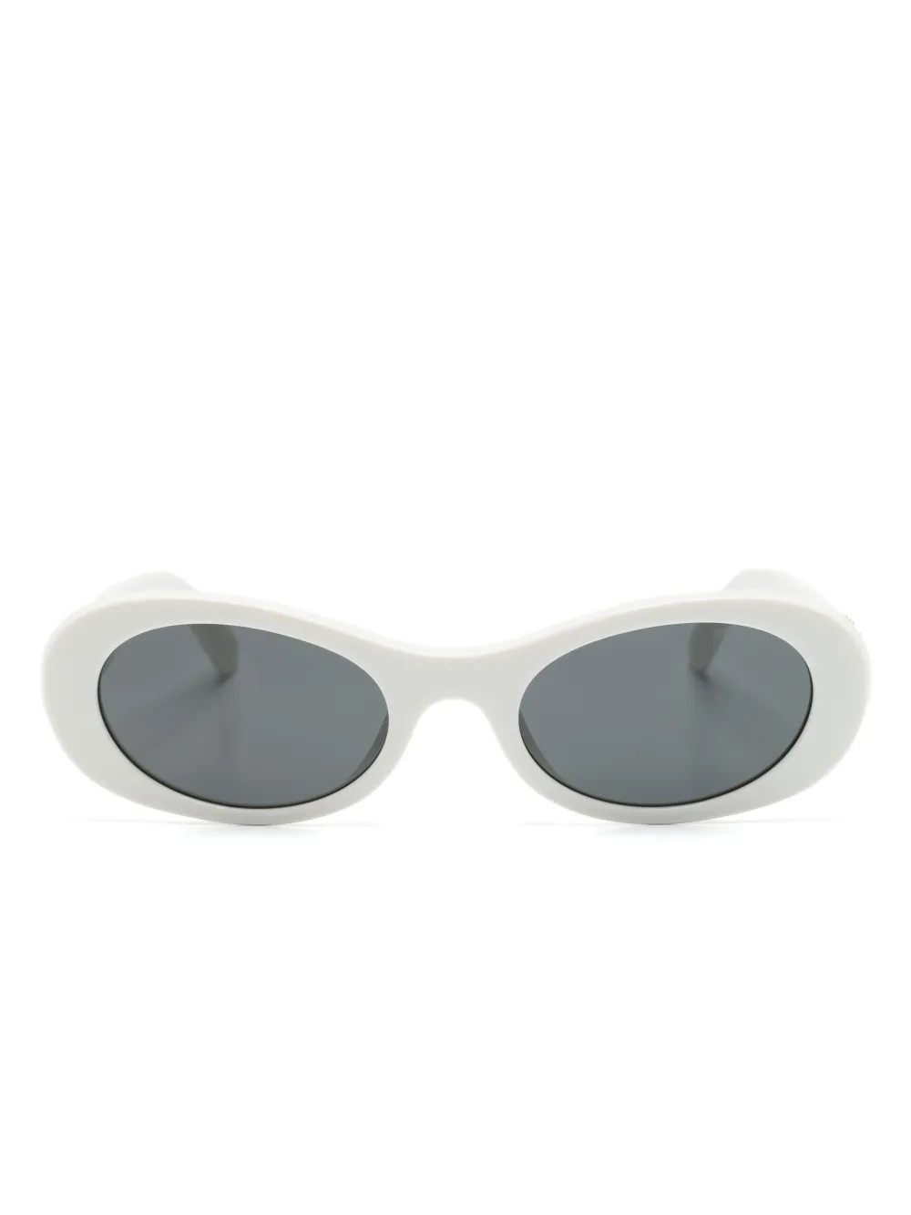 Miu Miu Eyewear Miu Glimpse oval-frame Sunglasses - Farfetch | Farfetch Global
