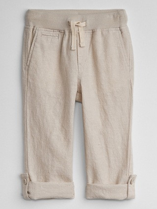 Gap Baby Pull-On Beach Pants Fresh Praline Size 12-18 M | Gap US