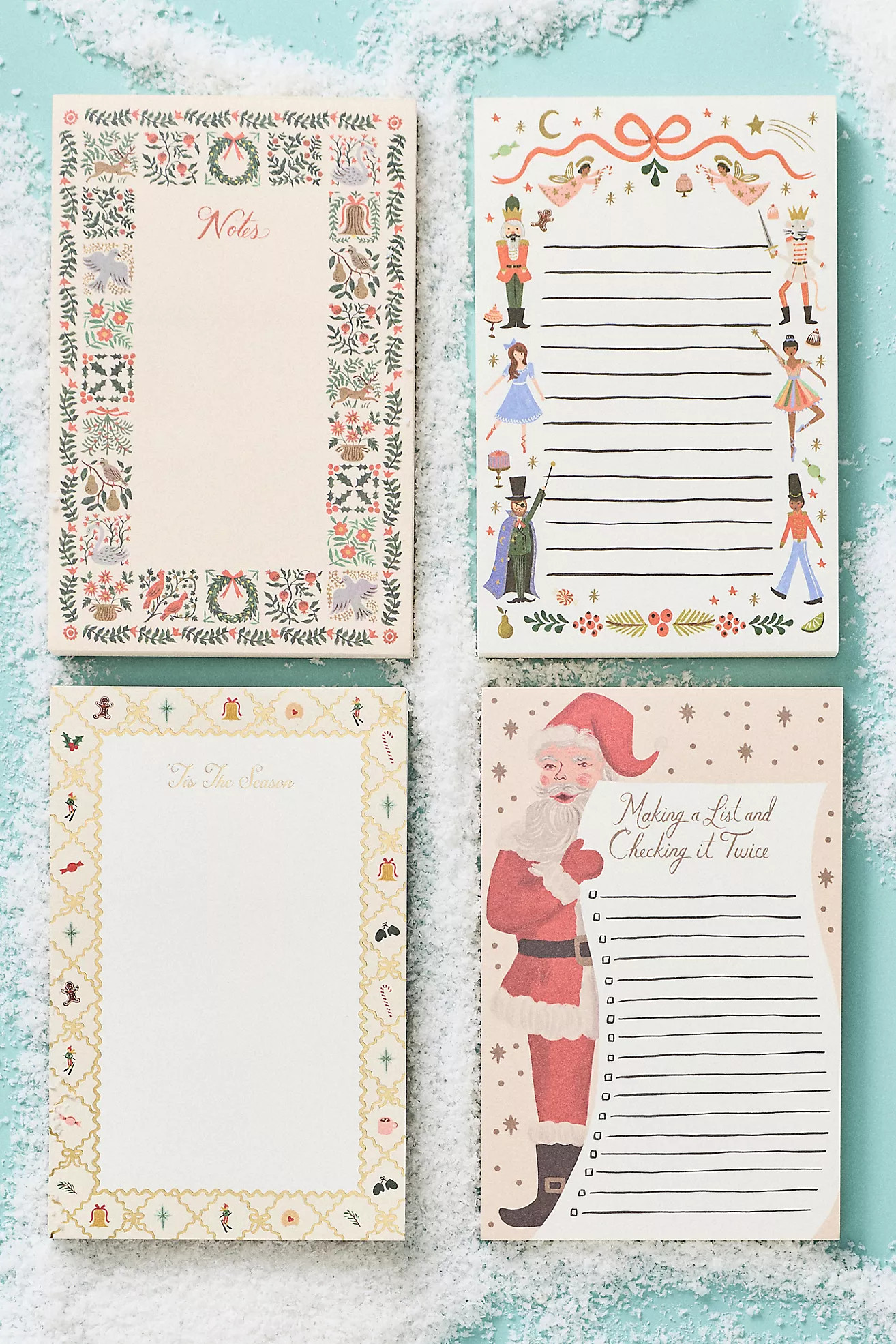 Rifle Paper Co. Holiday Notepads, Set of 4 | Anthropologie (US)