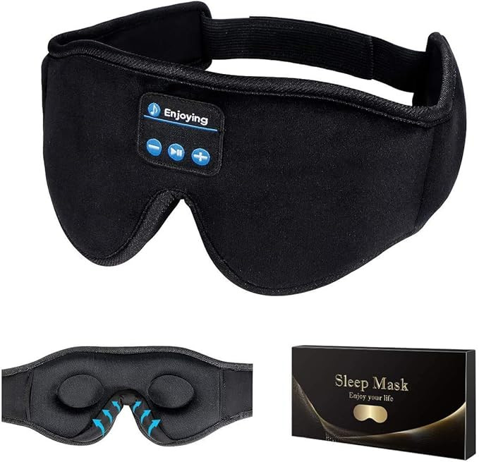 Sleep Headphones,3D Sleep Mask Bluetooth 5.0 Wireless Music Eye Mask, LC-dolida Sleeping Headphon... | Amazon (US)
