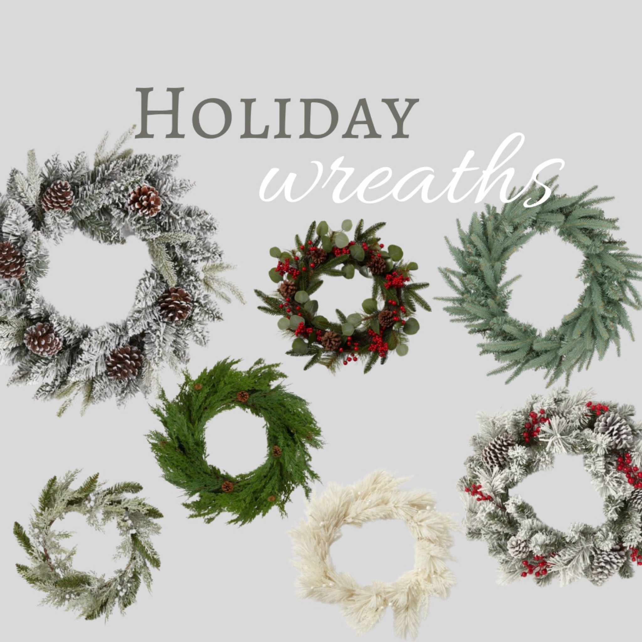 Holiday wreaths

Seasonal wreaths, Christmas, target, target style, Tis the season, 

#LTKSeasonal #LTKhome #LTKHoliday