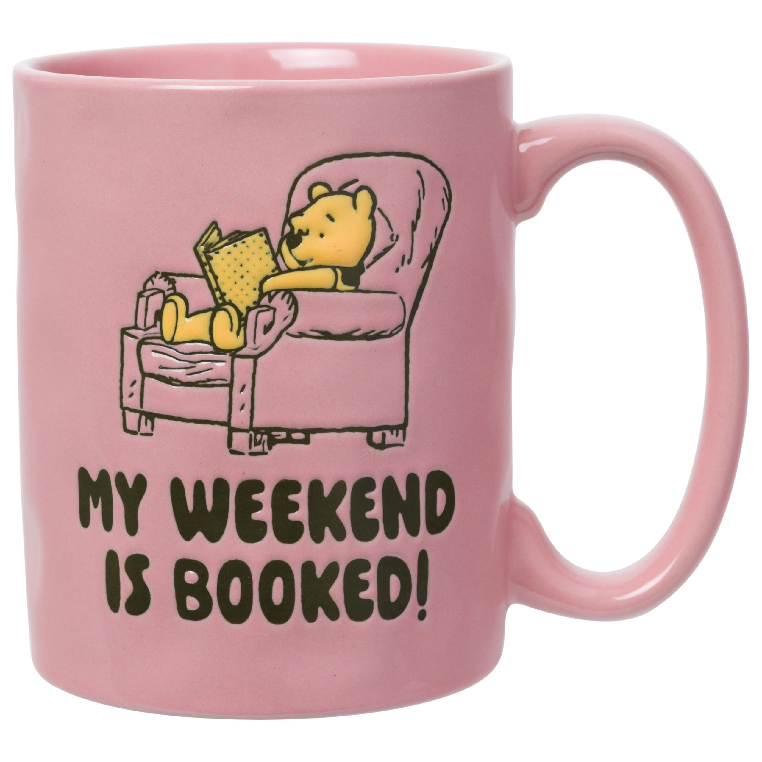 Silver Buffalo Disney Winnie the Pooh My Weekend is Booked Busy Etched Engraved Wax Resist Potter... | Amazon (US)
