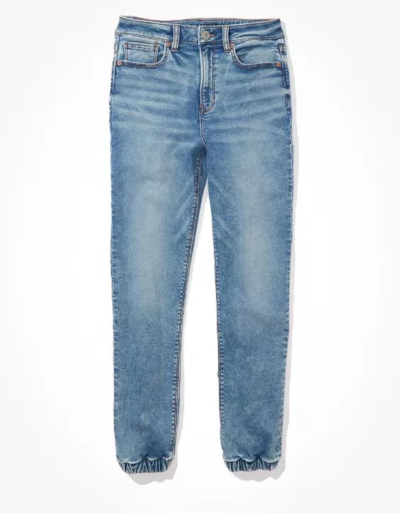 AE Ne(x)t Level Cozy Denim Jogger | American Eagle Outfitters (US & CA)