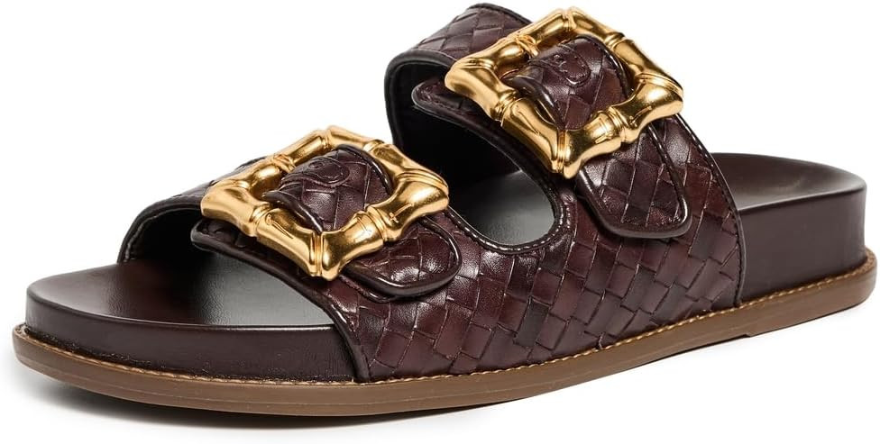 SCHUTZ Women's Enola Woven Sandals | Amazon (US)