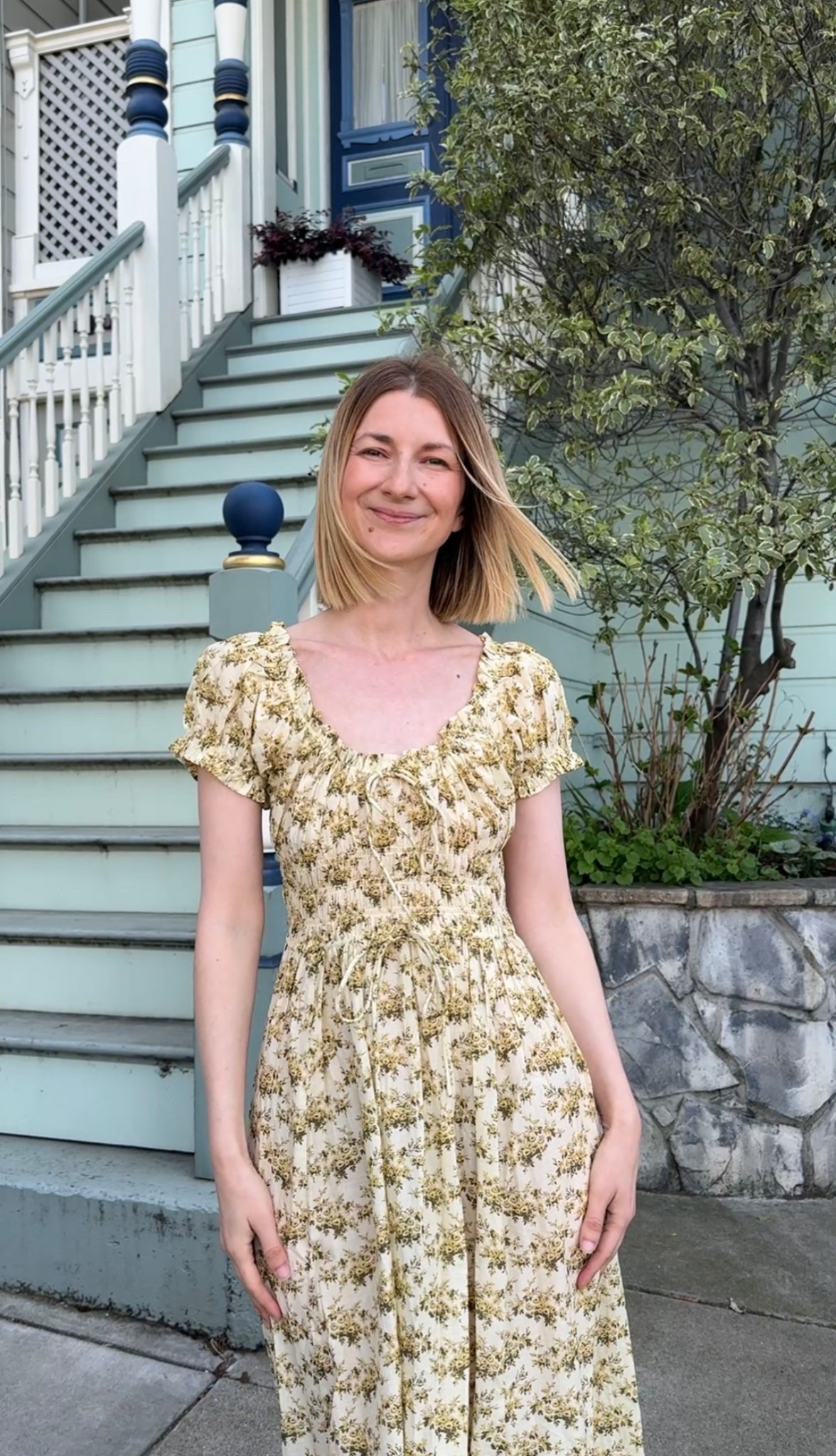 Cotton floral midi dress Ashlynn dress by Doen 

#LTKStyleTip