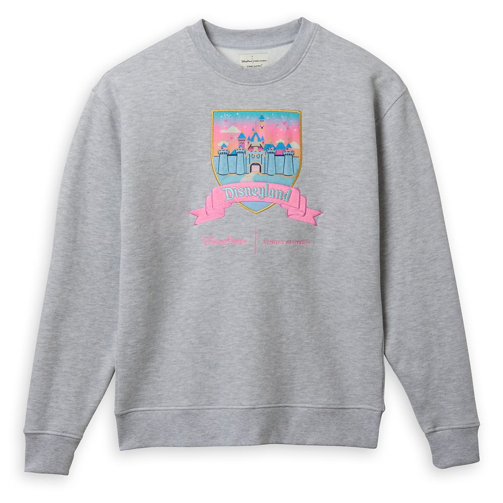 Disneyland Crest Pullover Sweatshirt for Women by Stoney Clover Lane – Gray | Disney Store