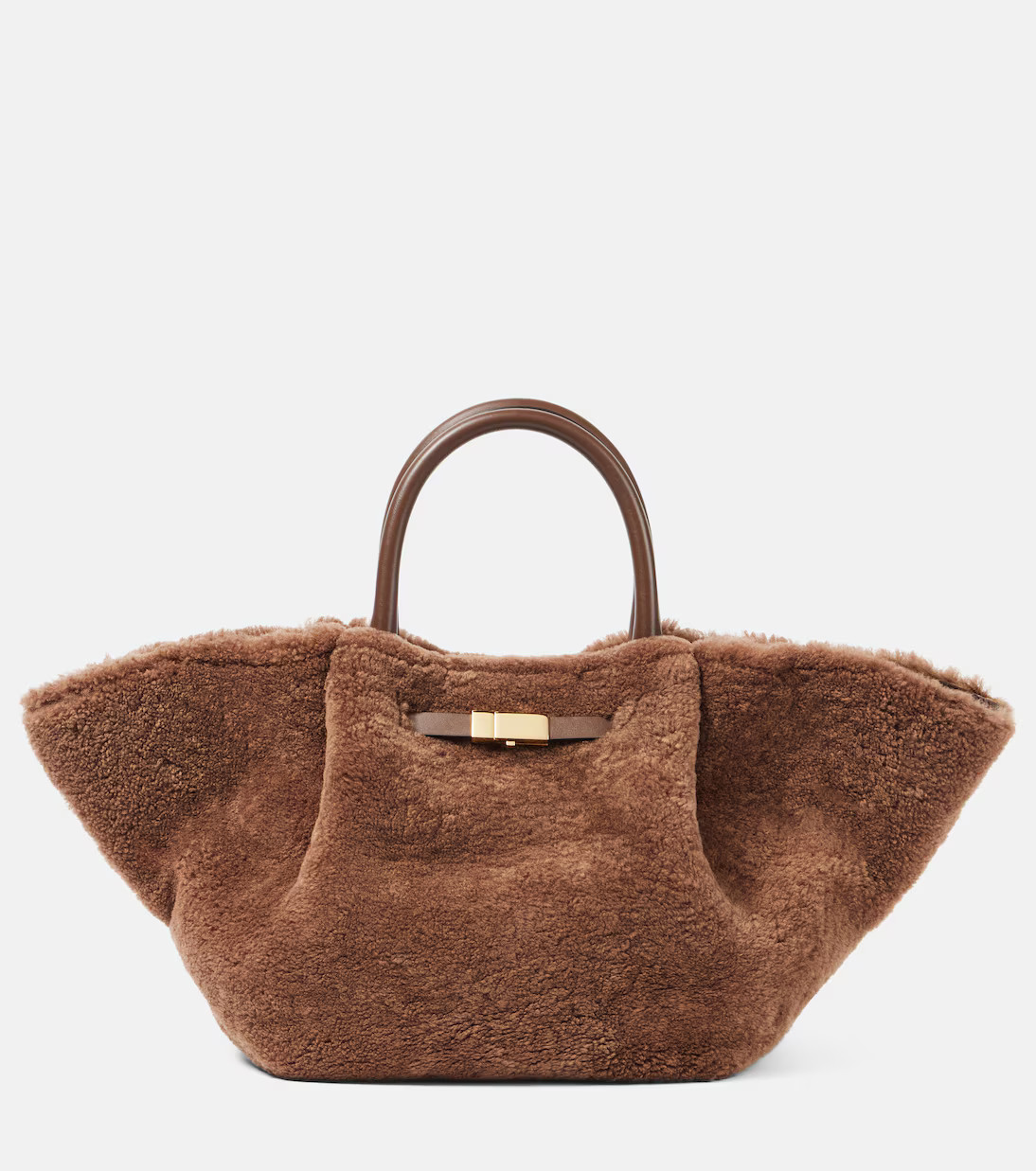 New York Midi shearling tote bag | Mytheresa (US/CA)