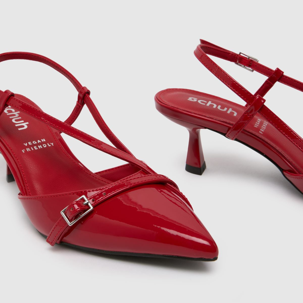 Womens Red schuh Sidney Sling Back High Heels | schuh | Schuh