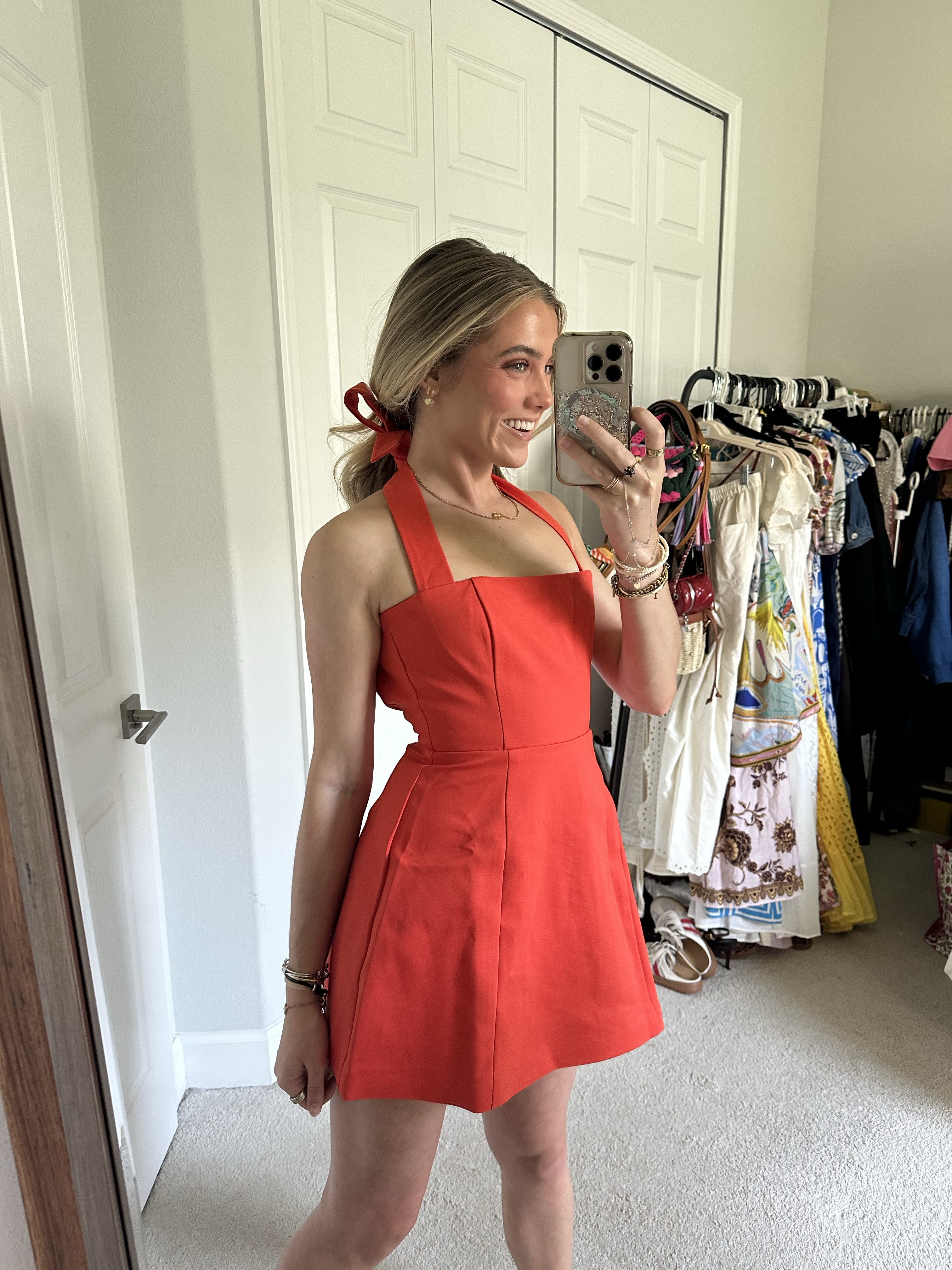 strapless open back dress Scarlett Dress