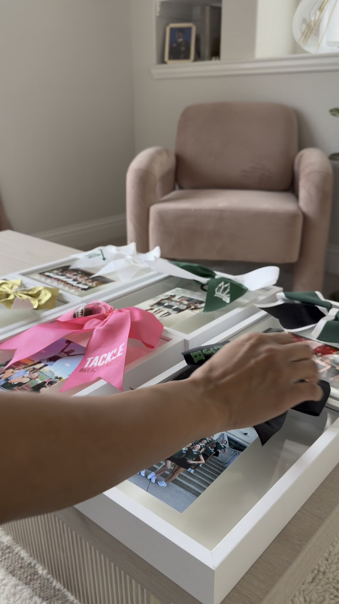 The cutest way to display cheer bows🎀