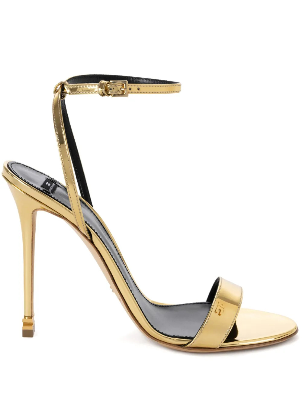 Elisabetta Franchi Sandali \u00c9toile Con Tacco Alto 105mm | Oro | FARFETCH IT | Farfetch Global