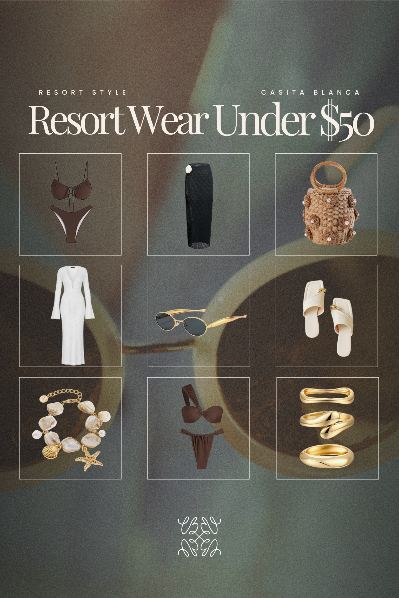 Resort wear under $50 and it looks this elevated 🤍

A chic brown bikini, a sleek black sarong, and an easy white knit dress are the kind of pieces that mix and match effortlessly on vacation. Add gold accessories, classic sunnies, and neutral slides, and you have multiple outfits without overpacking.

I love finding affordable pieces that still feel polished and intentional. These give luxury resort energy without the luxury price tag.

#ResortWear #Under50Finds #AmazonFinds #VacationStyle #BeachCapsule #AffordableChic 

 #LTKSeasonal #LTKBeauty