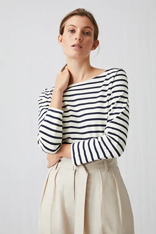 Striped Cotton Top | ARKET (US&UK)