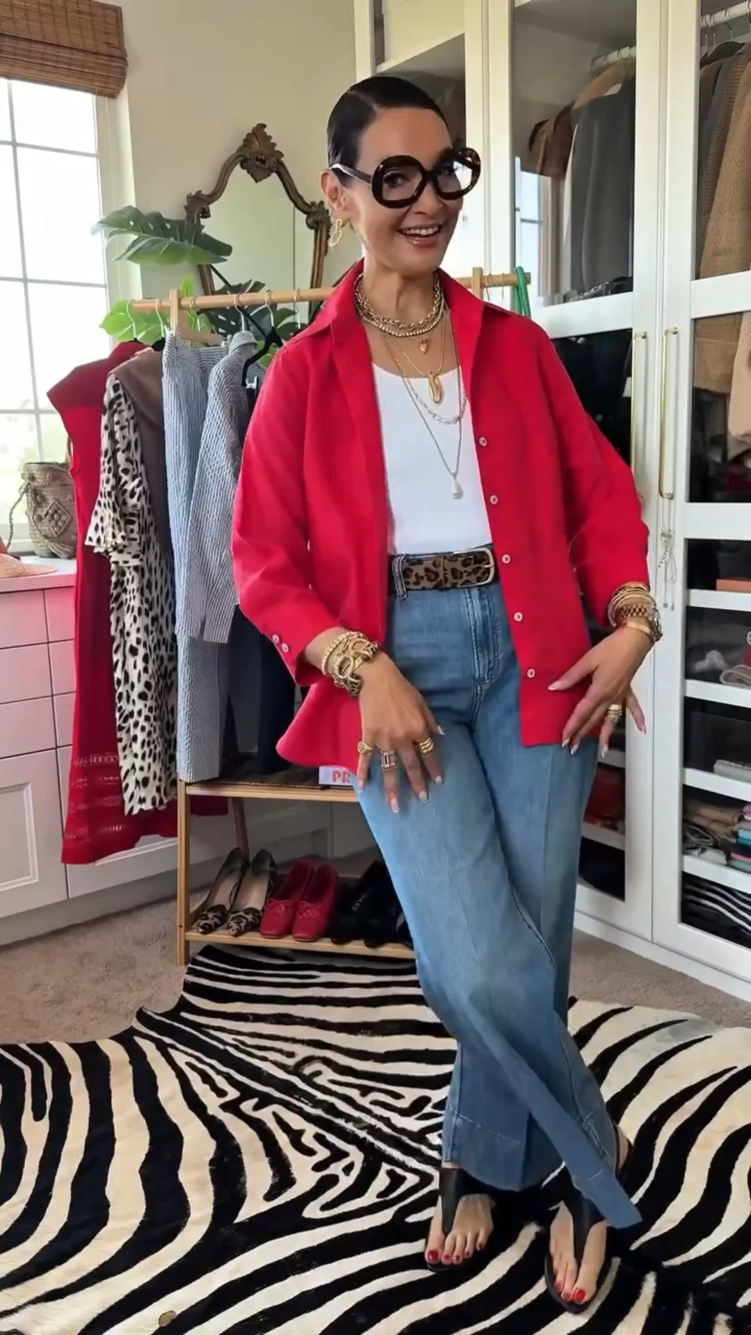 A pop of red makes for the perfect classically playful look!

#LTKgrwm #LTKootd #LTKSeasonal