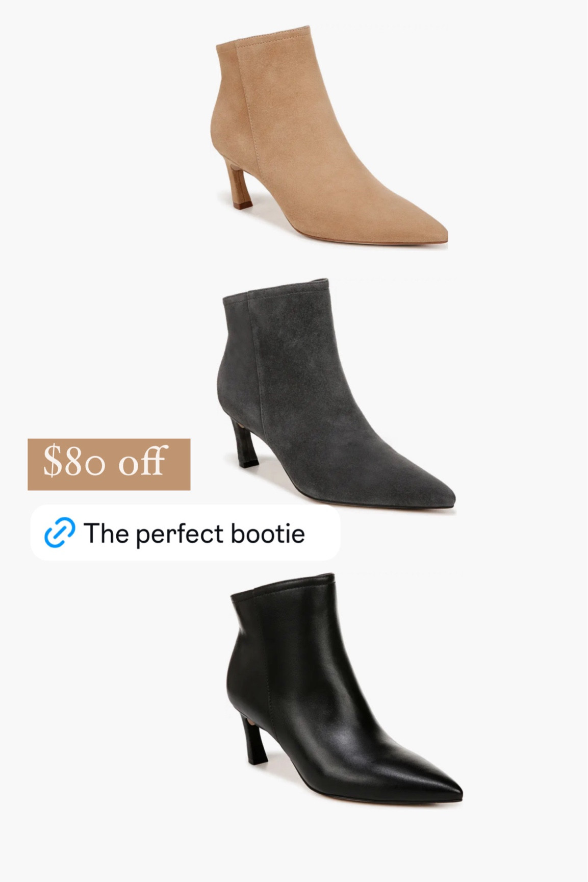 NSale 
Nordstrom sale 
Booties for fall 
Fall boots 
TTS 

#LTKxNSale #LTKShoeCrush #LTKWorkwear