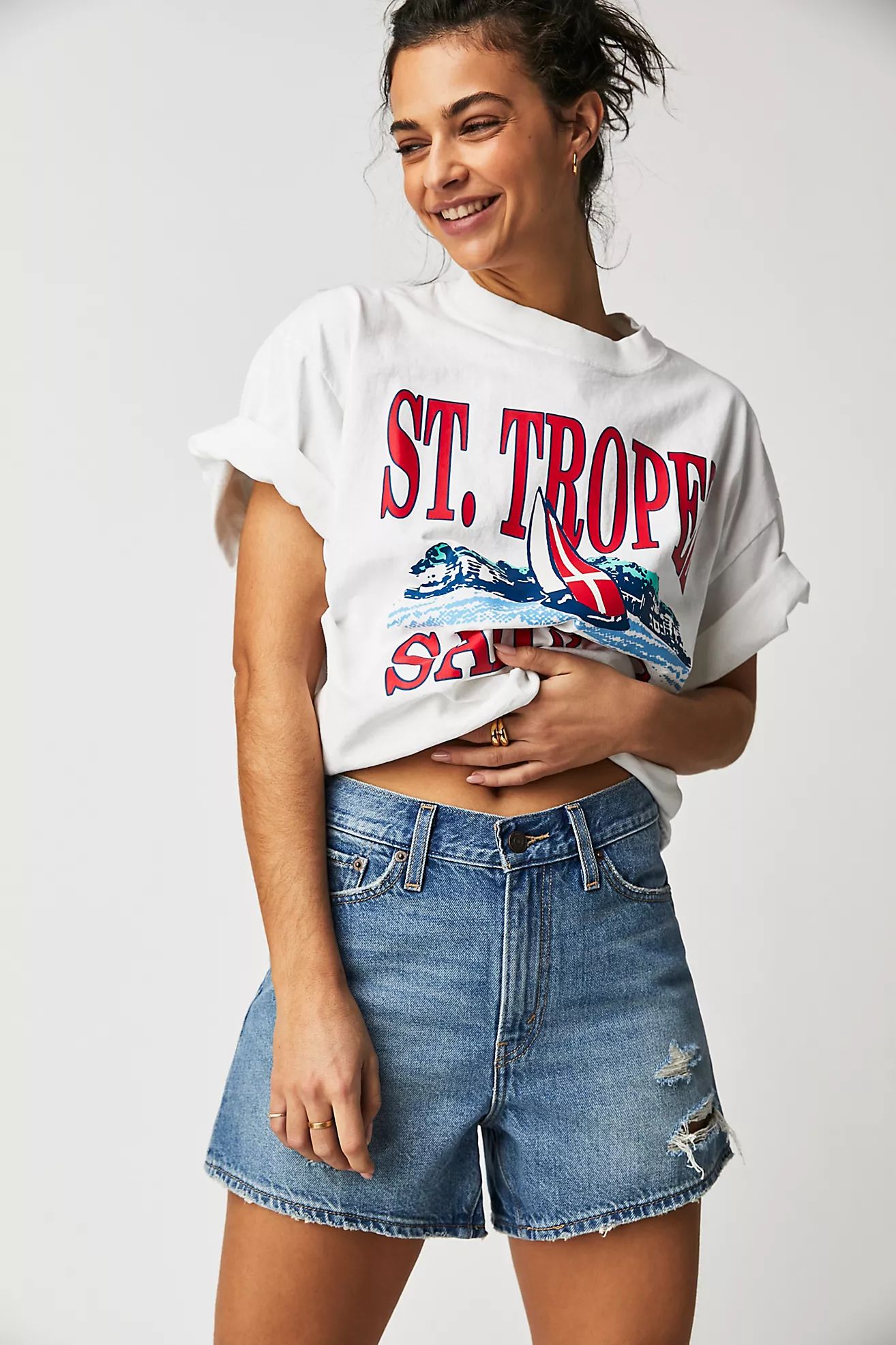 Levi's 80's Mom Shorts | Free People (Global - UK&FR Excluded)