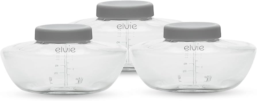 Elvie Pump - Breastmilk Storage Bottles - BPA Free - Breast Feeding Essentials - 3 Pack | Amazon (US)