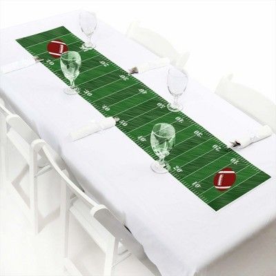 Big Dot of Happiness End Zone - Football - Petite Baby Shower or Birthday Party Paper Table Runne... | Target