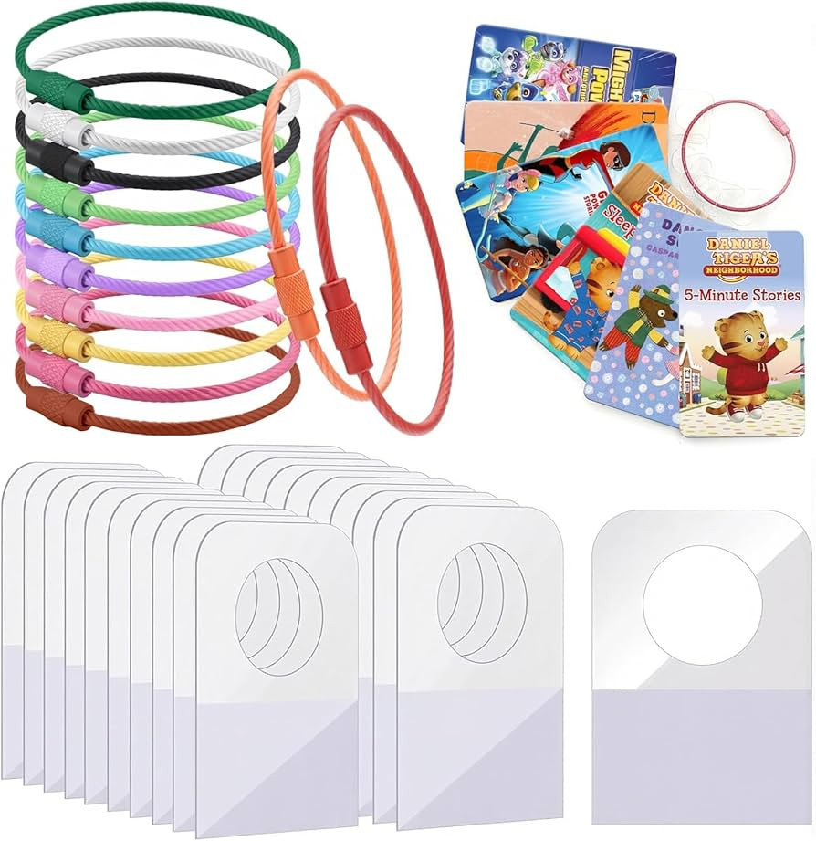 Yoto Cards Holder & Organizer, 200 Pcs Self-Adhesive Hang Tabs with 12 Pcs Ring Loops, Kids Easy ... | Amazon (CA)