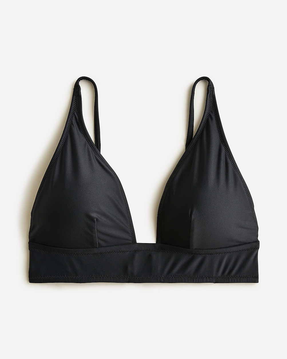 Plunge bikini top | J. Crew US