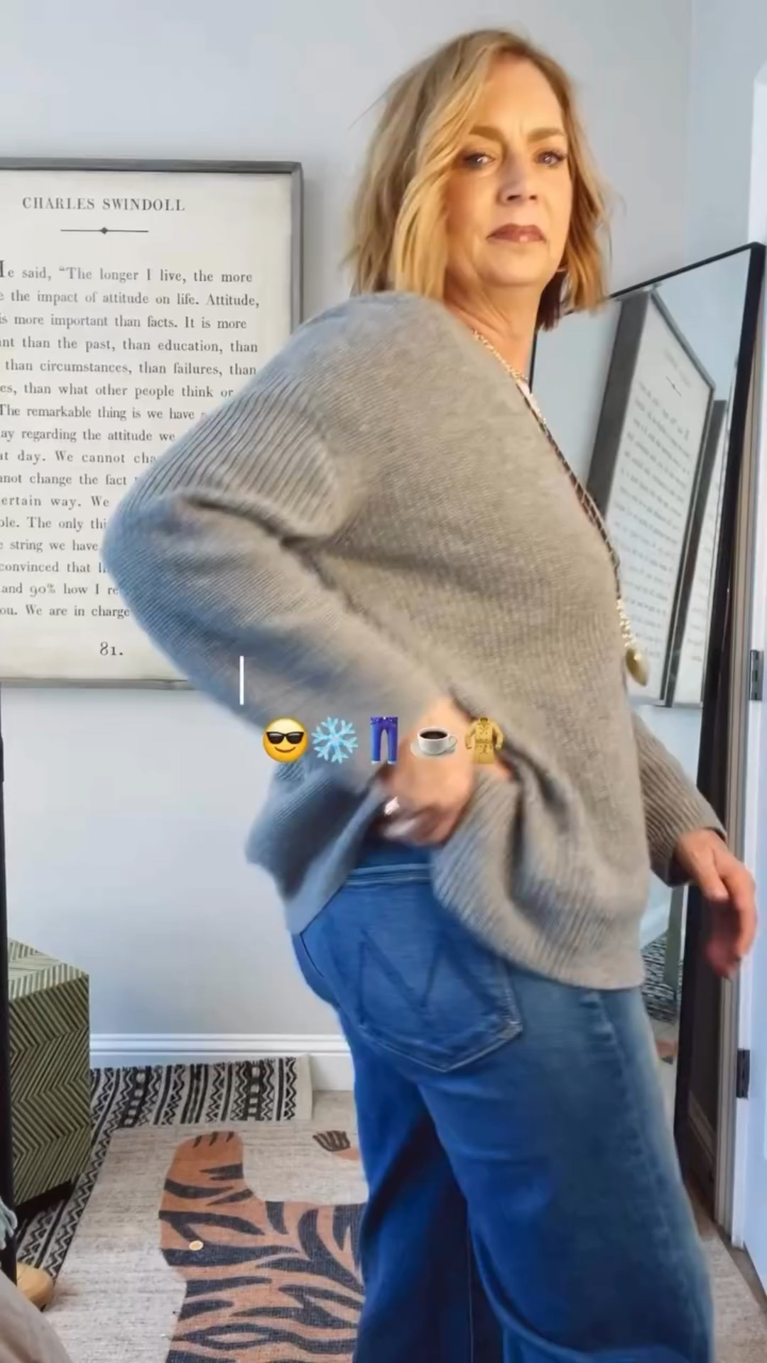 72 days of no new clothes and this sweater on repeat. I’m having fun (mostly ☺️) with this challenge. I’m a third of the way through with this bright idea. 💡 

✴️ Follow @shoppixieco THEN Comment PIXIE for the links to this cold day look.

#shopmycloset #modernmidlifecool #wearwhatihave #noshopping #over50style

Comment PIXIE below to receive a DM with the link to this post on my LTK ⬇ https://liketk.it/5PVZz