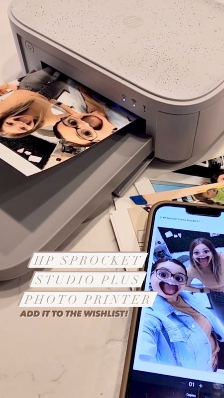 HP Sprocket Studio Plus photo printer! Add it to your holiday wishlist!!!

#LTKGiftGuide #LTKHoliday