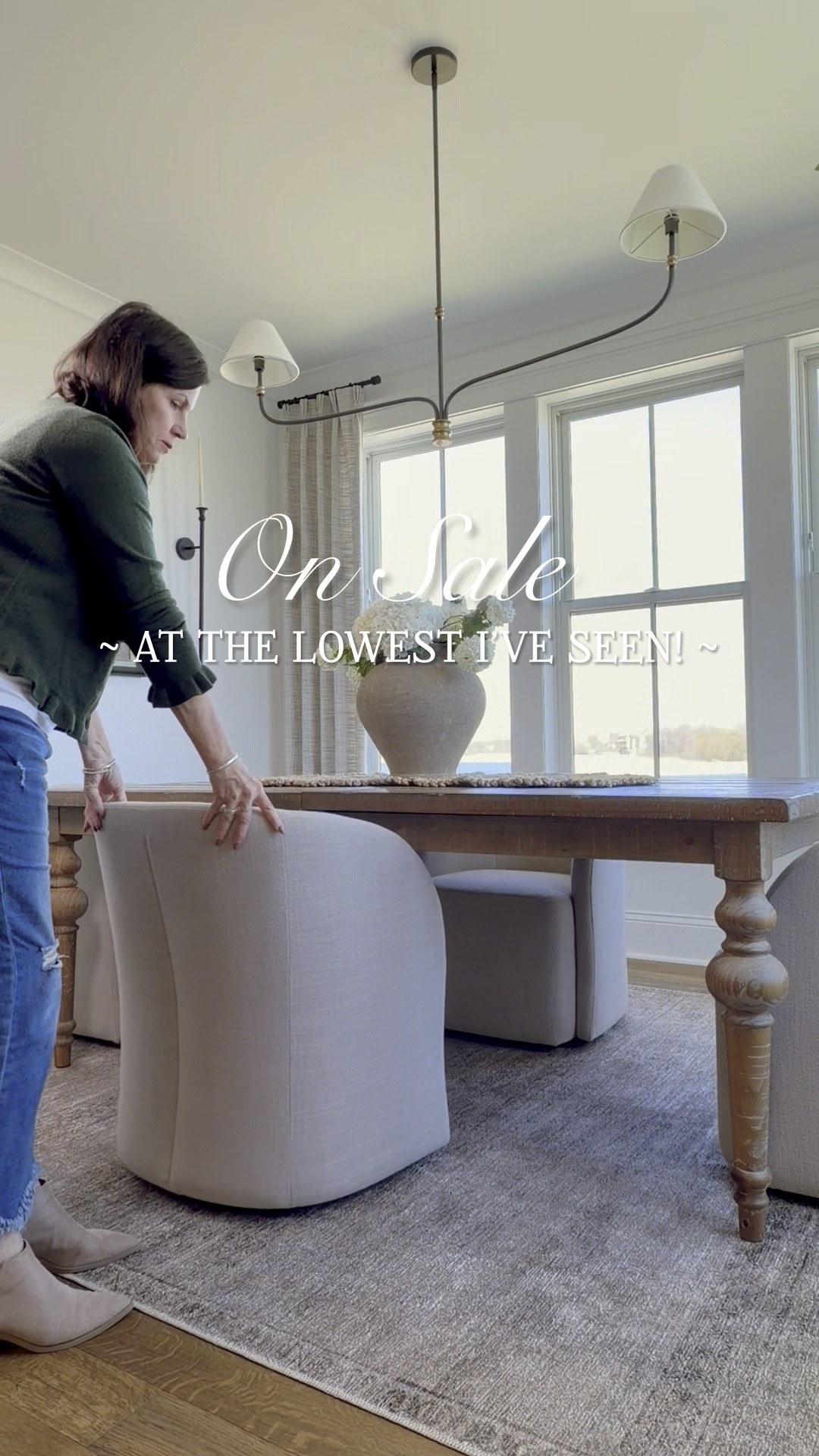 I wish I were buying my dining table and chairs now. They are priced the lowest I see, and not very often at these prices. Most everything in my dining room is on sale. There are many great deals this weekend on @Wayfair, for a home refresh, or something new that’s on your wish list.