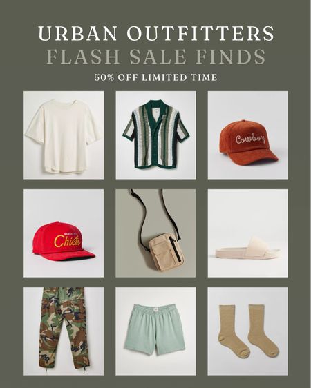 Urban Outfitters currently has a 50% off flash sale on over 1000 items. Perfect time to stock up on spring/summer essentials! 

#LTKtravel #LTKsalealert #LTKmens