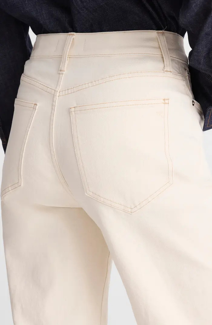 The Perfect Vintage Raw Hem Crop Wide Leg Jeans | Nordstrom