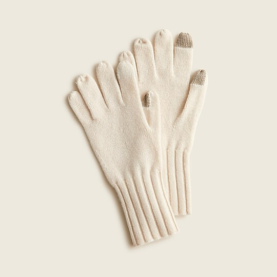 Cashmere touch-screen gloves | J. Crew US