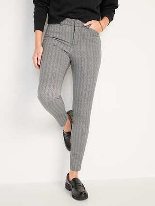 High-Waisted Printed Pixie Skinny Pants for Women | Old Navy (US)