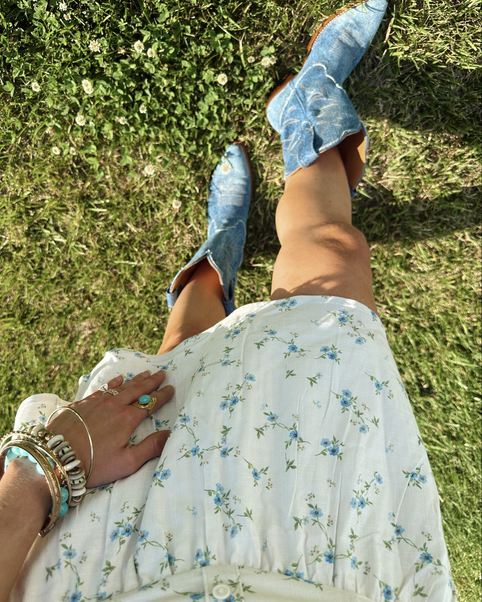 Target did not miss with this one 🤍 This vintage-inspired cotton midi dress paired with my denim cowgirl boots is giving all the boho western vibes. Breezy, feminine, and bump-friendly too! Wearing size XS + it’s under $28 🪶🌾✨

boho, vintage-inspired, western-chic, lightweight, flowy, feminine, bump-friendly, effortless, dreamy


#BohoStyle #WesternVibes #TargetFinds #MidiDressStyle #BumpFriendlyFashion #SummerOOTD #CowgirlBoots #BohoLook #TargetStyle #AffordableFashion #DenimBoots #BohoChic

#LTKStyleTip #LTKFindsUnder50 #LTKSummerEdit