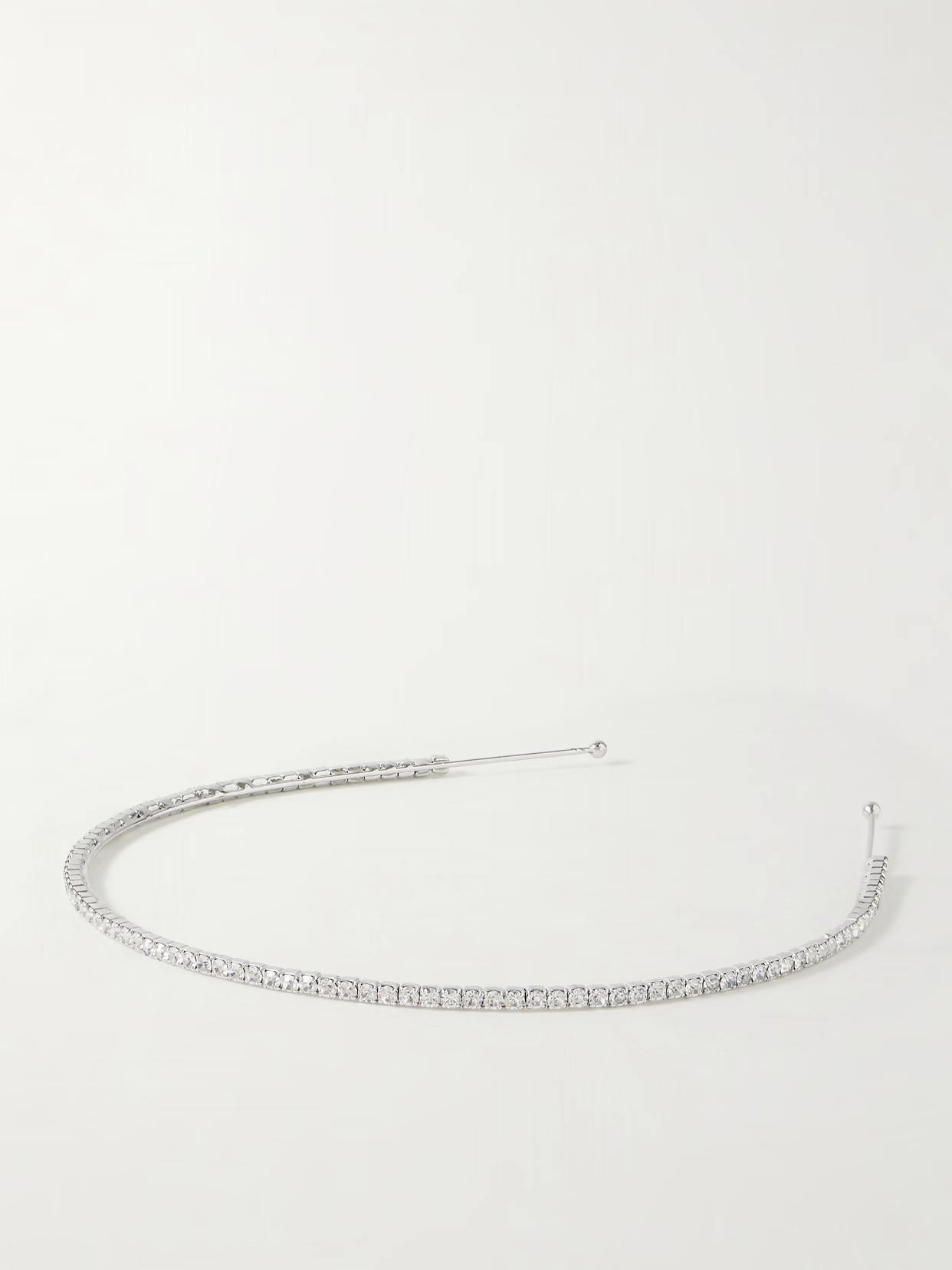 Jennifer Behr - Elize Silver-tone Swarovski Crystal Headband - One size | NET-A-PORTER (UK & EU)