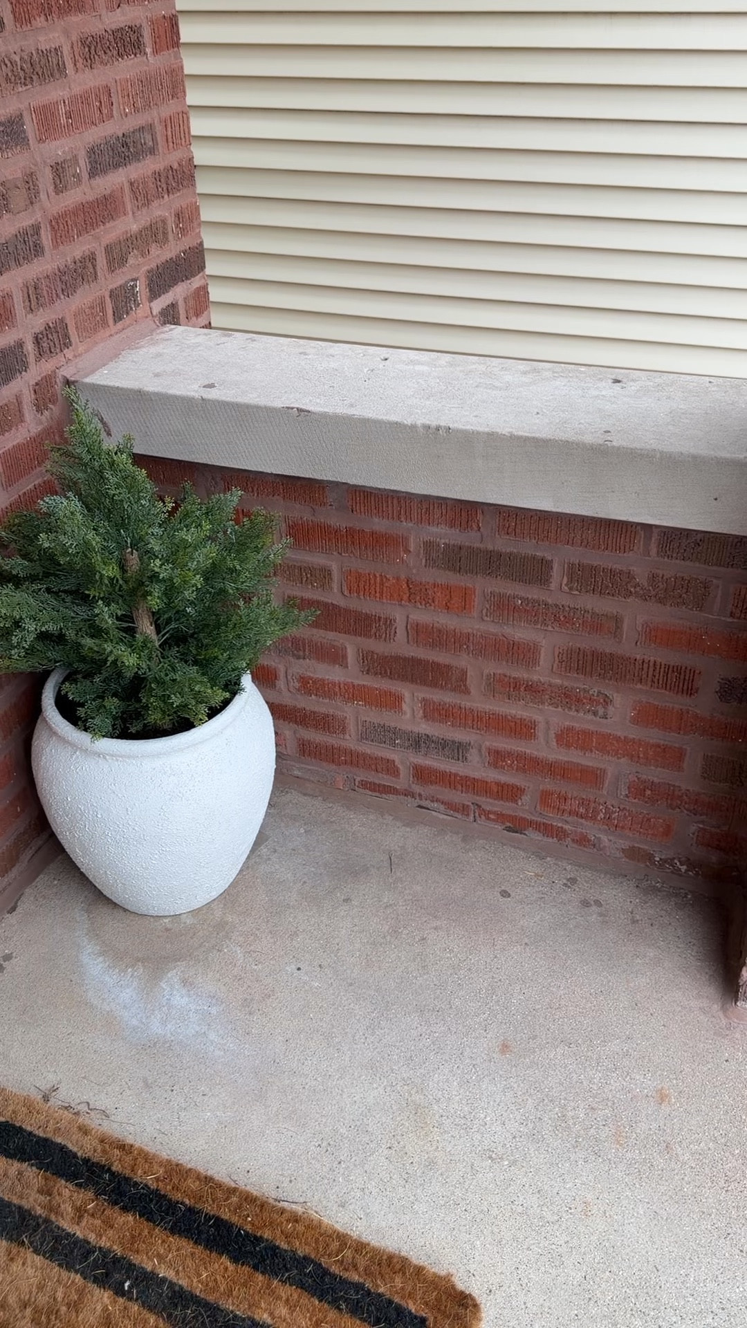 #ad It's too soon to plant flowers, so I decided to add some faux greens to my front porch. It instantly looks better. The pot and faux greens are both from @lowes #LowesPartner

#LTKSaleAlert #LTKHome #LTKSeasonal