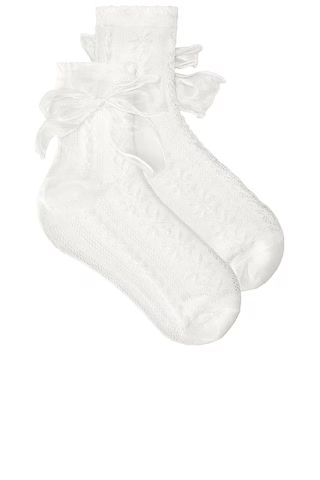 Lovers and Friends Charlize Socks in White from Revolve.com | Revolve Clothing (Global)