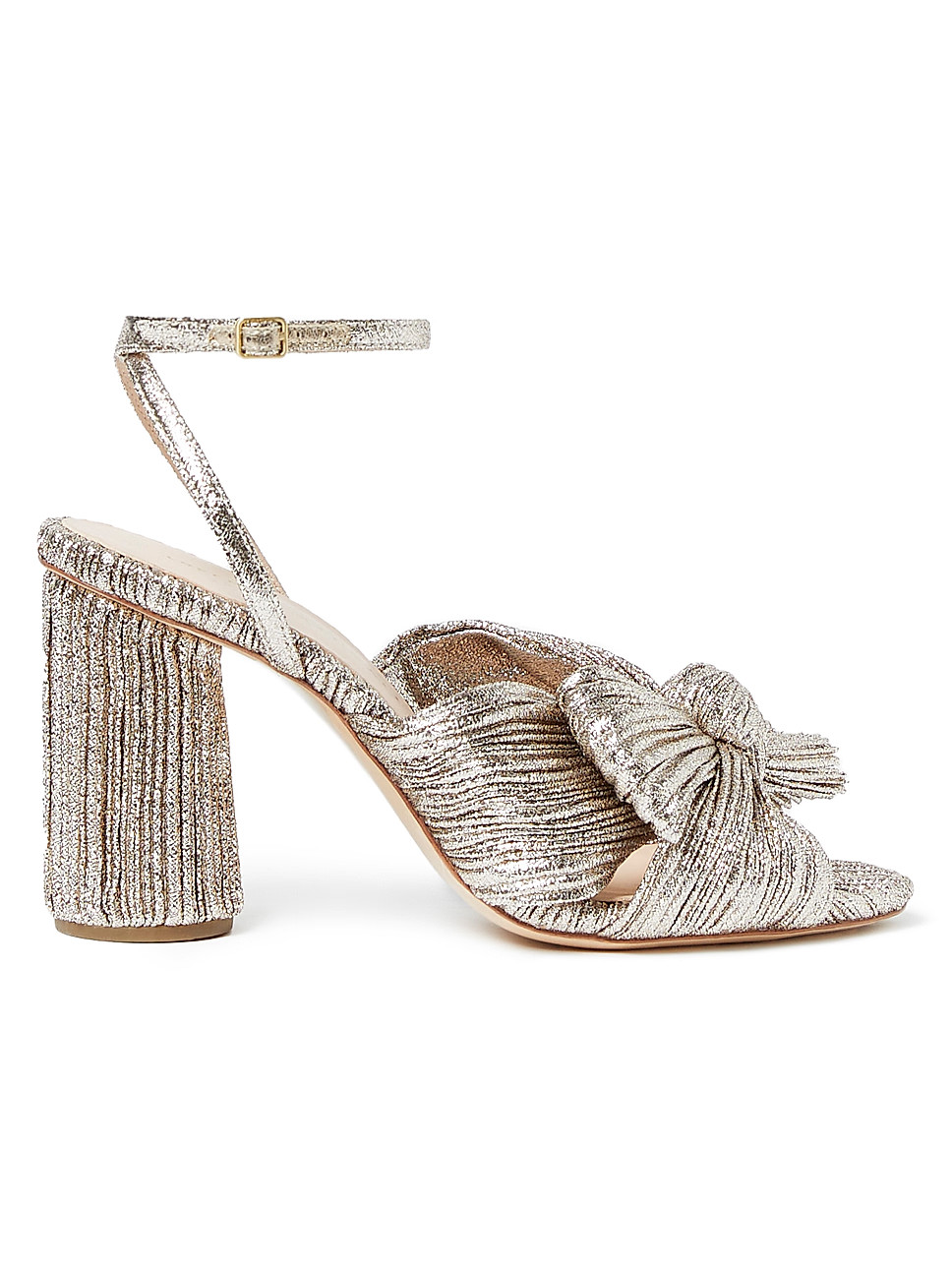 Camellia Knotted Metallic Sandals | Saks Fifth Avenue