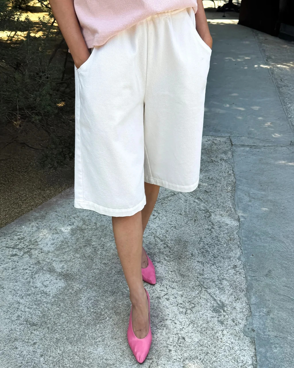 Liam Bermuda Shorts - Milk | ban.do