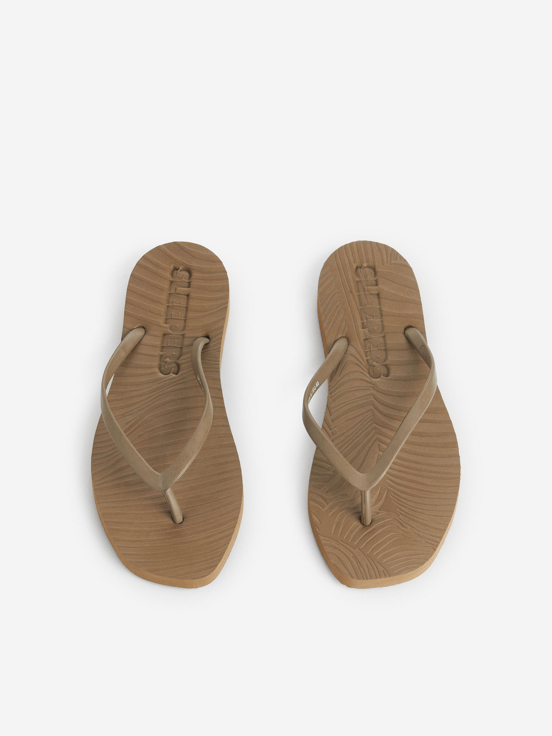 Sleepers Tapered Flip Flops – Brown – Women – ARKET GB | Arket UK