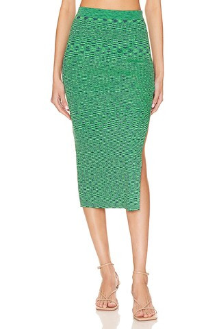 John & Jenn by Line Rhodes Skirt in Blue Lime from Revolve.com | Revolve Clothing (Global)